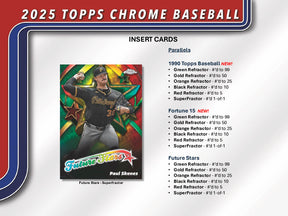 2025 Topps Chrome Baseball Hobby 12-Box Case