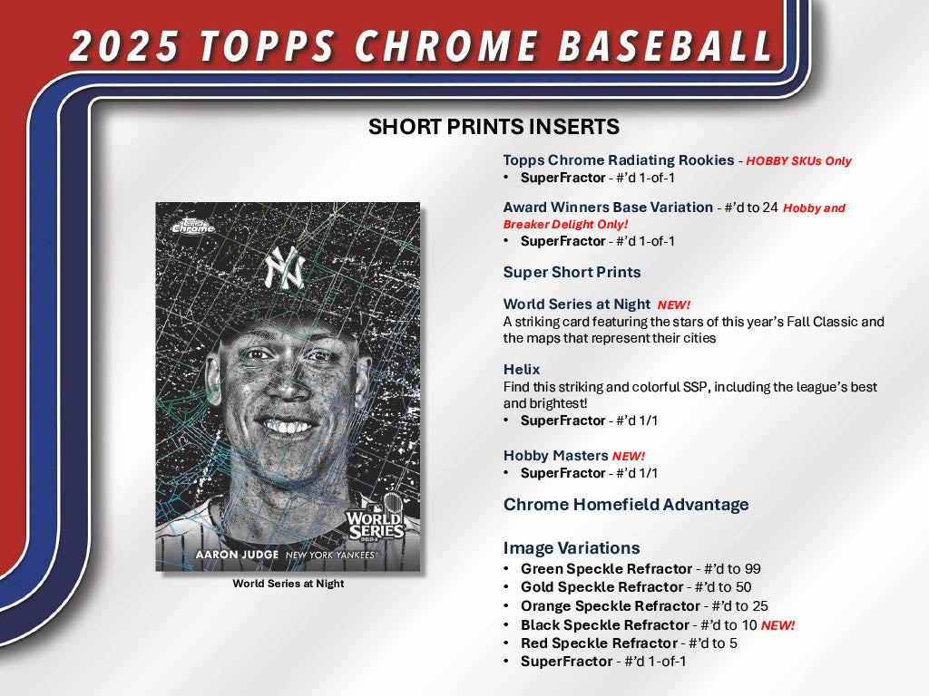 2025 Topps Chrome Baseball Hobby 12-Box Case