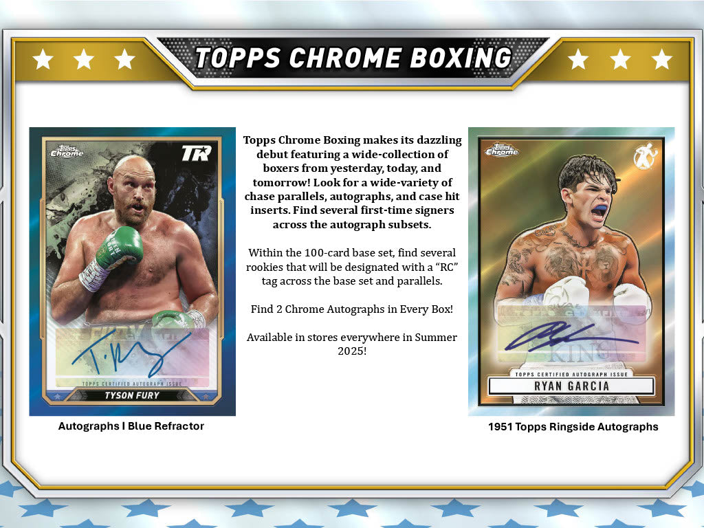 2024 Topps Chrome Boxing Hobby 12-Box Case