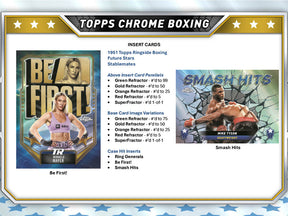 2024 Topps Chrome Boxing Hobby 12-Box Case