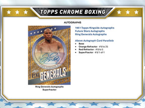 2024 Topps Chrome Boxing Hobby 12-Box Case