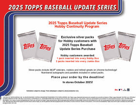 2025 Topps Update Series Hobby Jumbo 6-Box Case