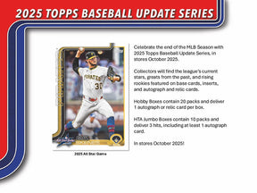 2025 Topps Update Series Hobby Jumbo 6-Box Case