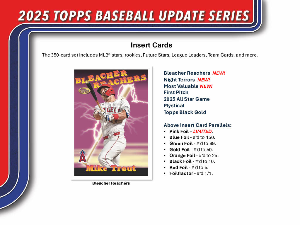 2025 Topps Update Series Hobby Jumbo 6-Box Case