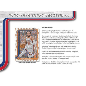 2025/26 Topps Flagship Basketball Mega Box