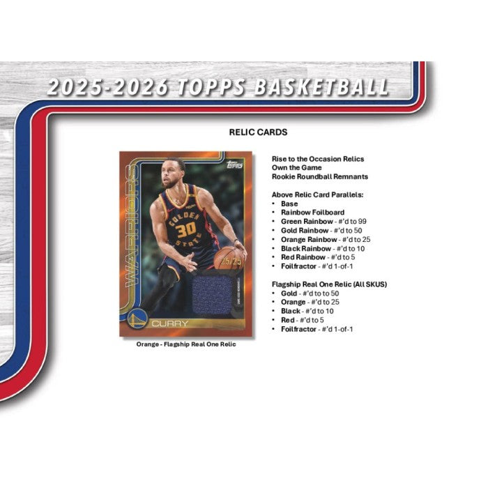 2025/26 Topps Flagship Basketball Mega Box