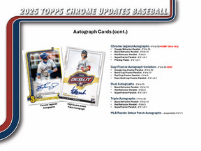 2025 Topps Chrome Update Series Baseball Hobby Jumbo 8-Box Case
