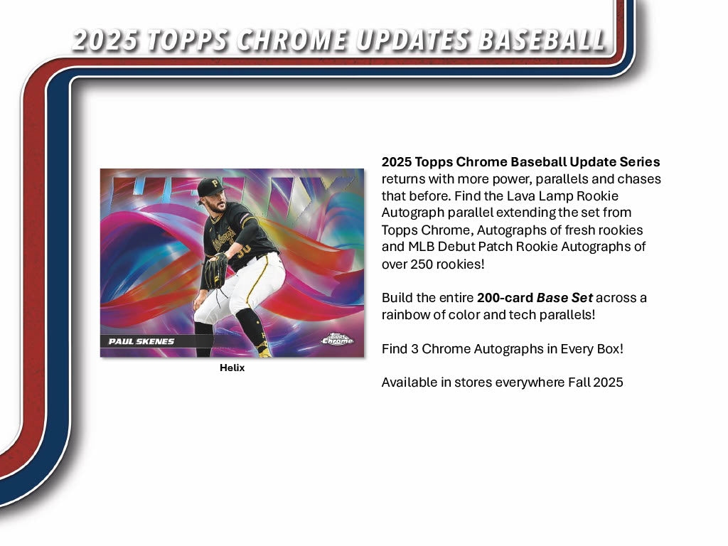 2025 Topps Chrome Update Series Baseball Hobby Jumbo 8-Box Case