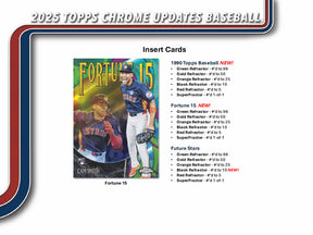 2025 Topps Chrome Update Series Baseball Hobby Jumbo 8-Box Case