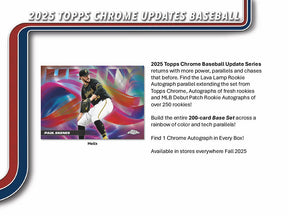 2025 Topps Chrome Update Series Baseball Hobby 12-Box Case