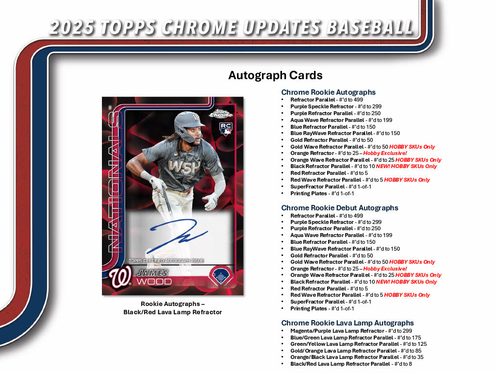 2025 Topps Chrome Update Series Baseball Hobby 12-Box Case