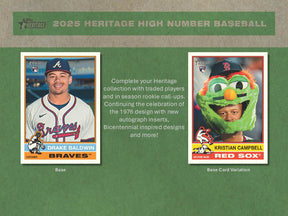 2025 Topps Heritage High Number Baseball Box