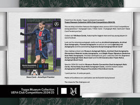2024-25 Topps Museum Collection UEFA Club Competitions Soccer Hobby Box