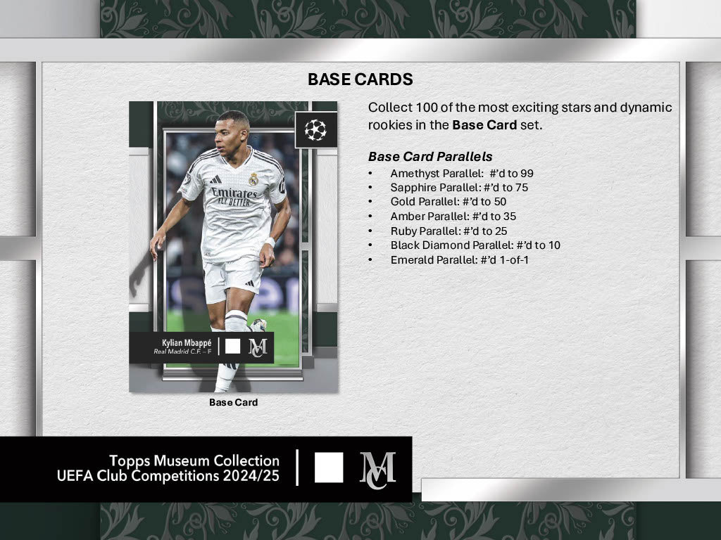 2024-25 Topps Museum Collection UEFA Club Competitions Soccer Hobby Box