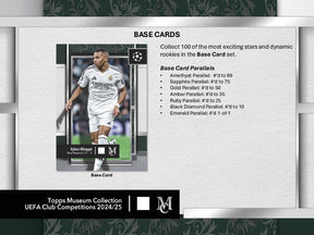 2024-25 Topps Museum Collection UEFA Club Competitions Soccer Hobby Box