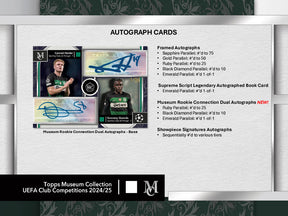 2024-25 Topps Museum Collection UEFA Club Competitions Soccer Hobby Box