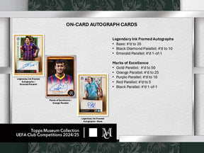 2024-25 Topps Museum Collection UEFA Club Competitions Soccer Hobby Box