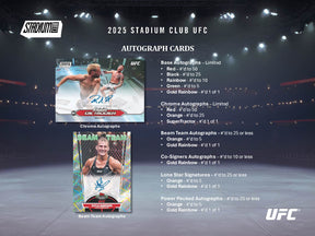 2025 Topps Stadium Club UFC Hobby Box