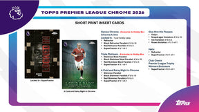 2026 Topps Chrome English Premier League EPL Soccer Hobby Box