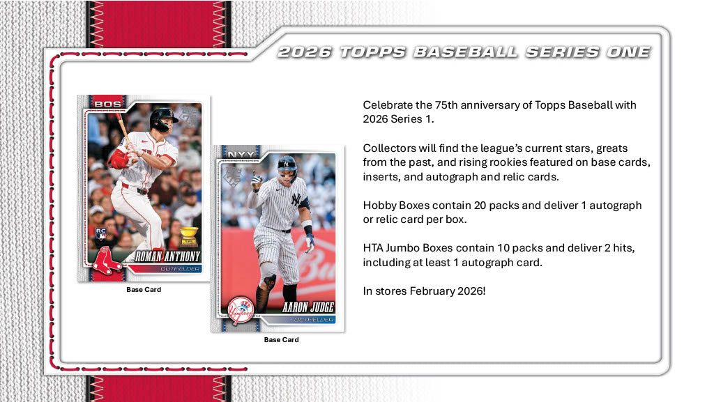 2026 Series 1 Baseball Blaster 40-Box Case