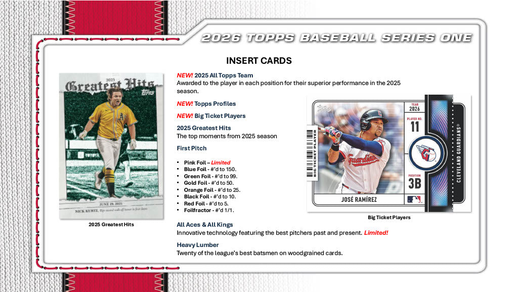 2026 Series 1 Baseball Blaster 40-Box Case