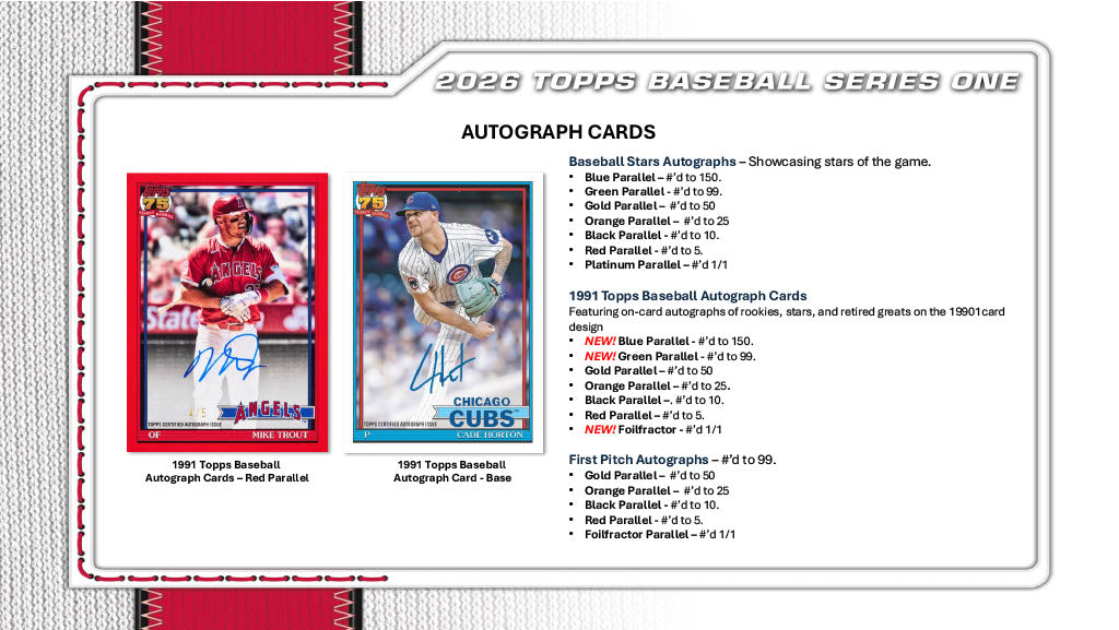2026 Series 1 Baseball Blaster 40-Box Case