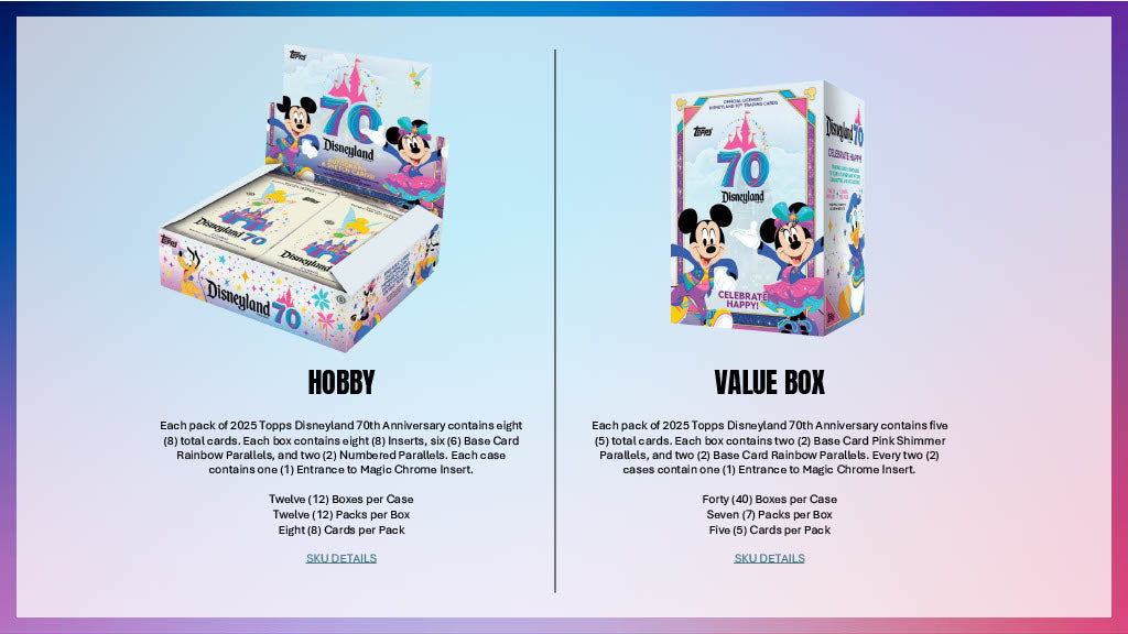 2025 Topps Disneyland 70th Anniversary Hobby Box