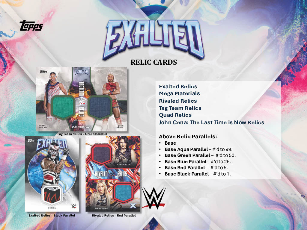 2025 Topps WWE Exalted Wrestling Hobby Box