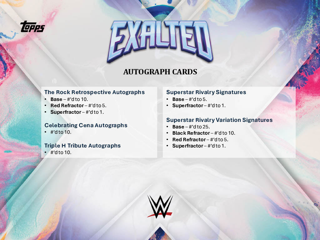 2025 Topps WWE Exalted Wrestling Hobby Box