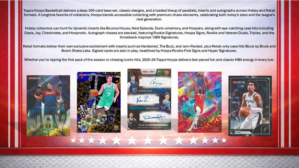 2025-26 Topps Hoops Basketball Jumbo Box