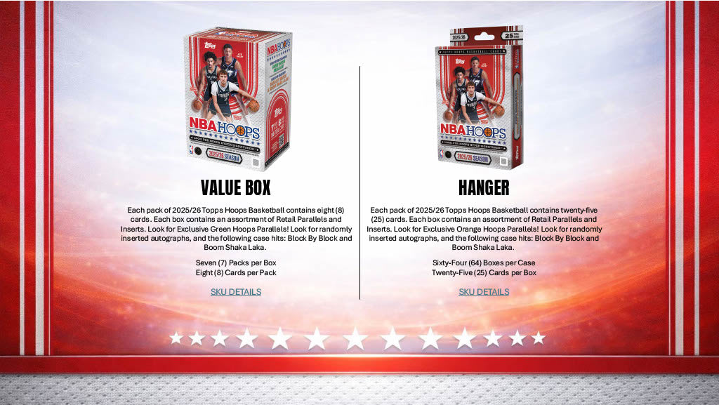 2025-26 Topps Hoops Basketball Hobby Box