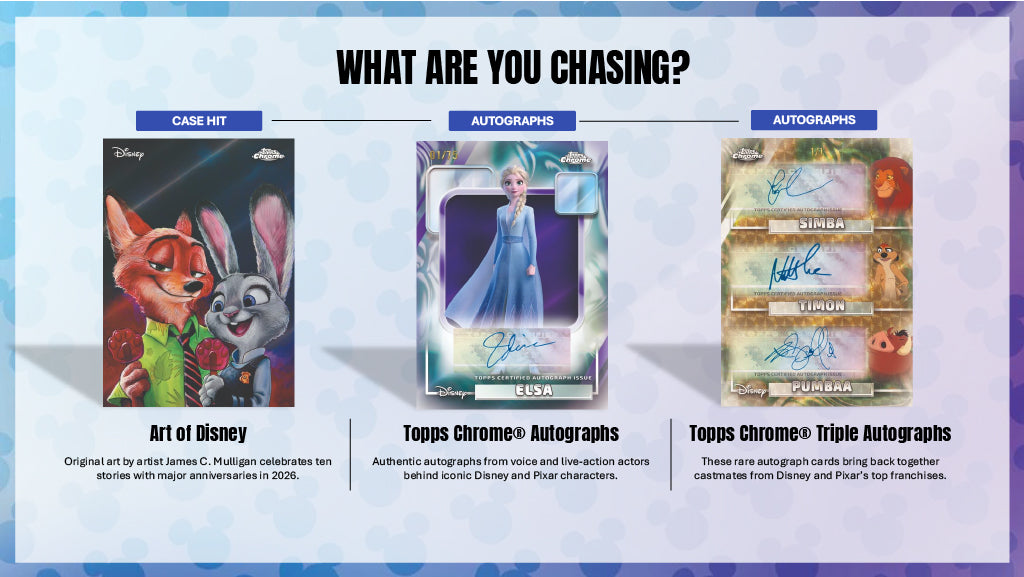2026 Topps Chrome Disney Hobby Box