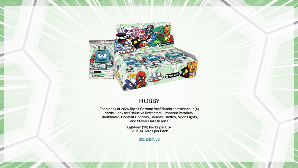 2026 Topps Chrome VeeFriends Hobby Box