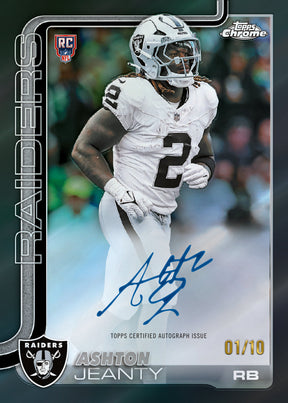2025 Topps Chrome Football Hobby Box 12-Box Case