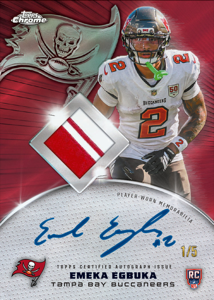 2025 Topps Chrome Football Hobby Box 12-Box Case
