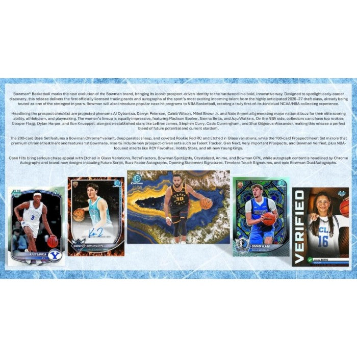 2025/26 Bowman Basketball Hobby Jumbo Box