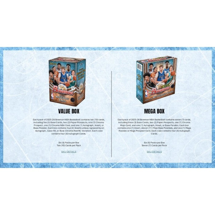 2025/26 Bowman Basketball Hanger Box
