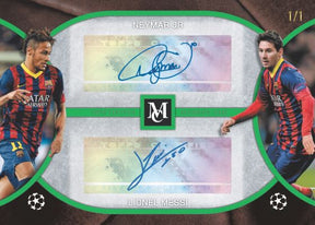[Preorder] 2025/26 Topps Museum Collection UEFA Club Competitions Soccer Hat Trick Box