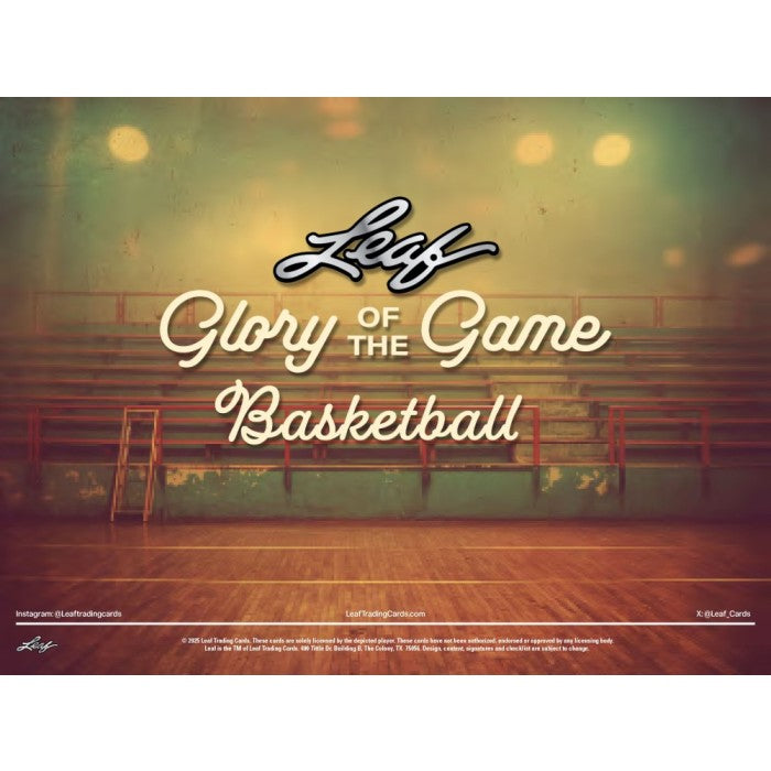2025 Leaf Glory of The Game Basketball Hobby Box