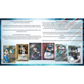 2025 Topps Chrome Football Hobby Jumbo Box