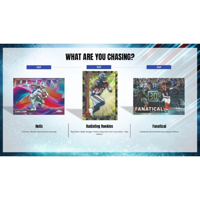 2025 Topps Chrome Football Hobby Jumbo Box