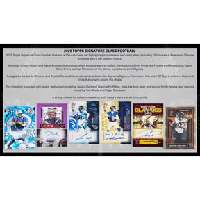 2025 Topps Signature Class Football Blaster Box