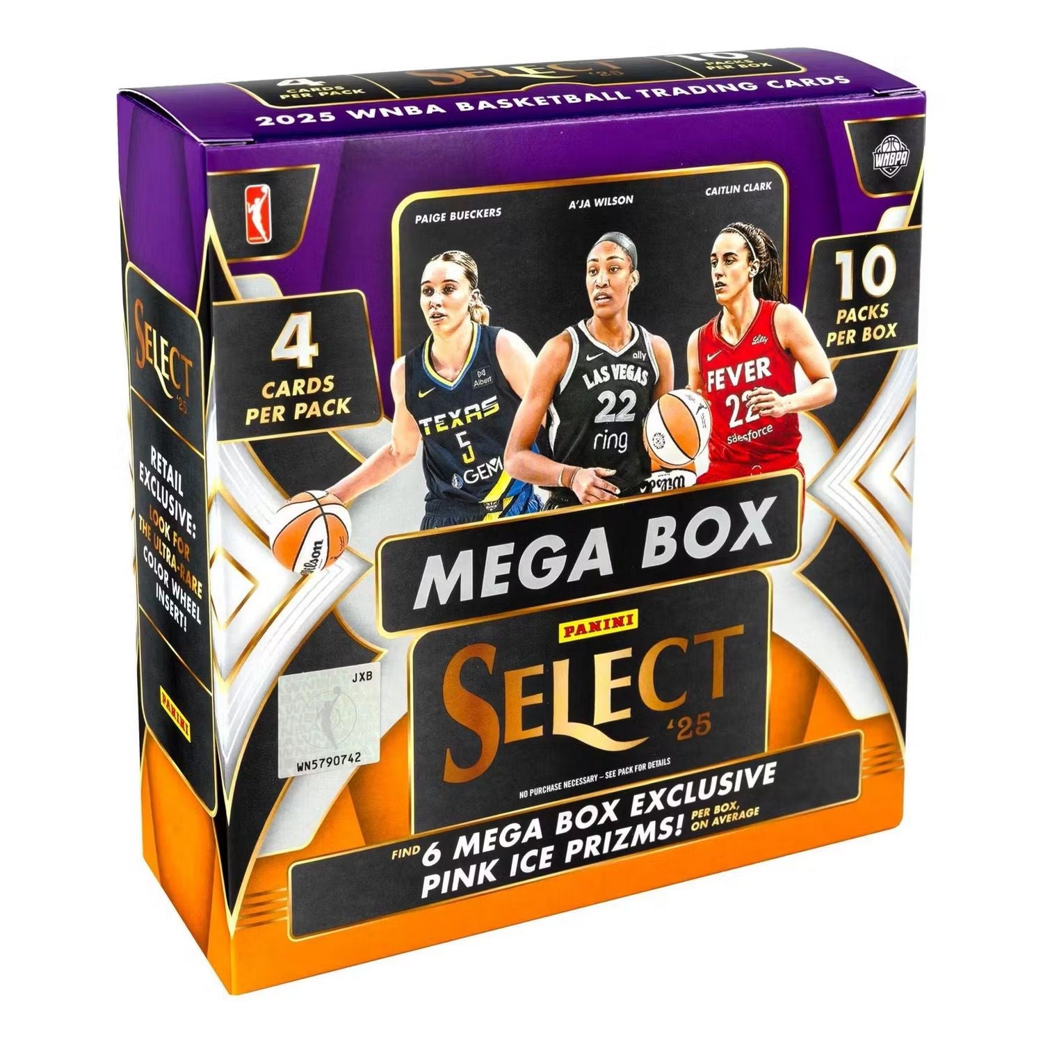 2025 Panini Select WNBA Basketball Mega Box