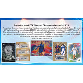 2025-26 Topps Chrome UEFA Women’s Champions League Hobby Box