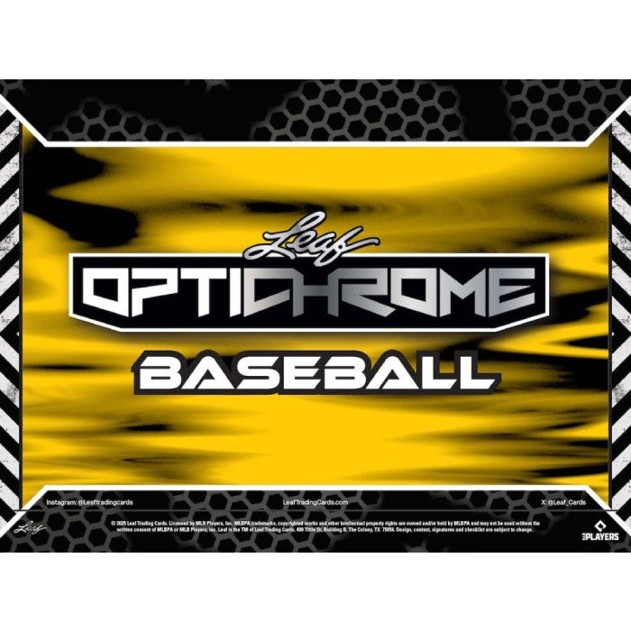 2025 Leaf Optichrome Baseball Jumbo Hobby Box