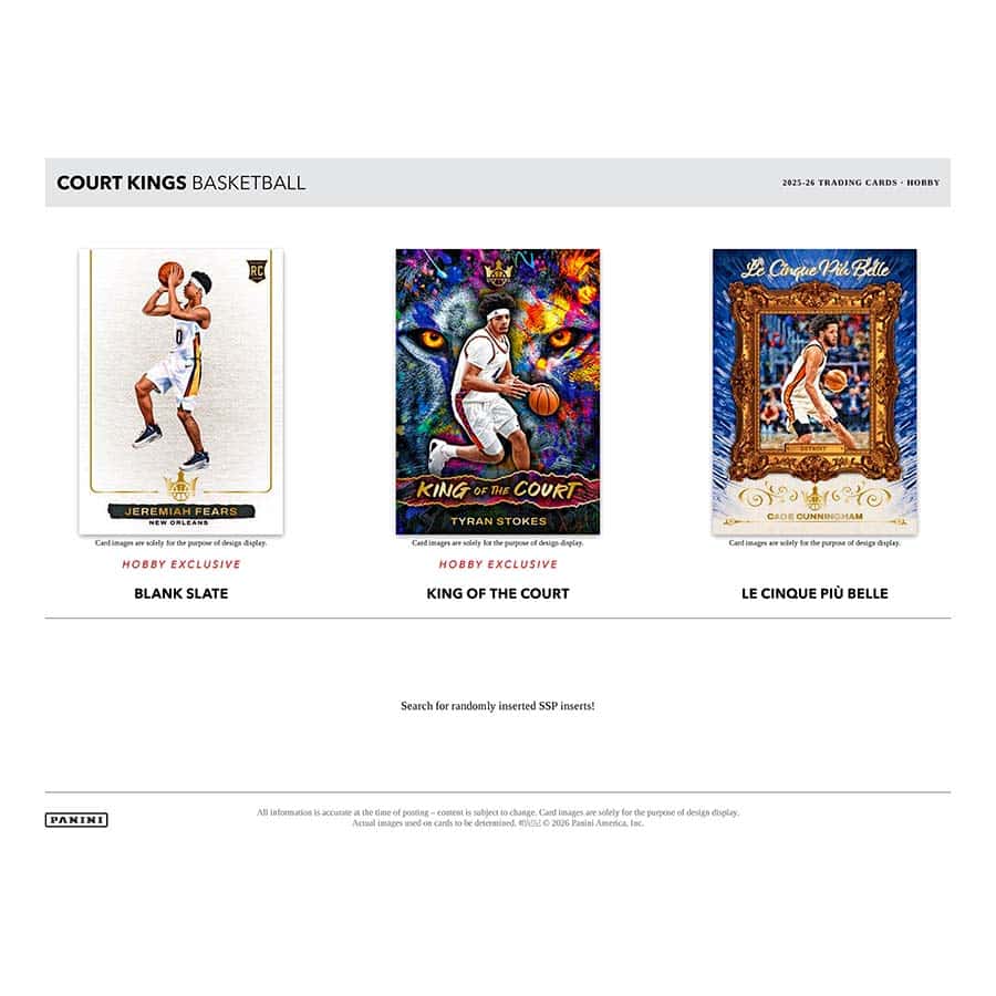 2025/26 Panini Court Kings Basketball Hobby Box