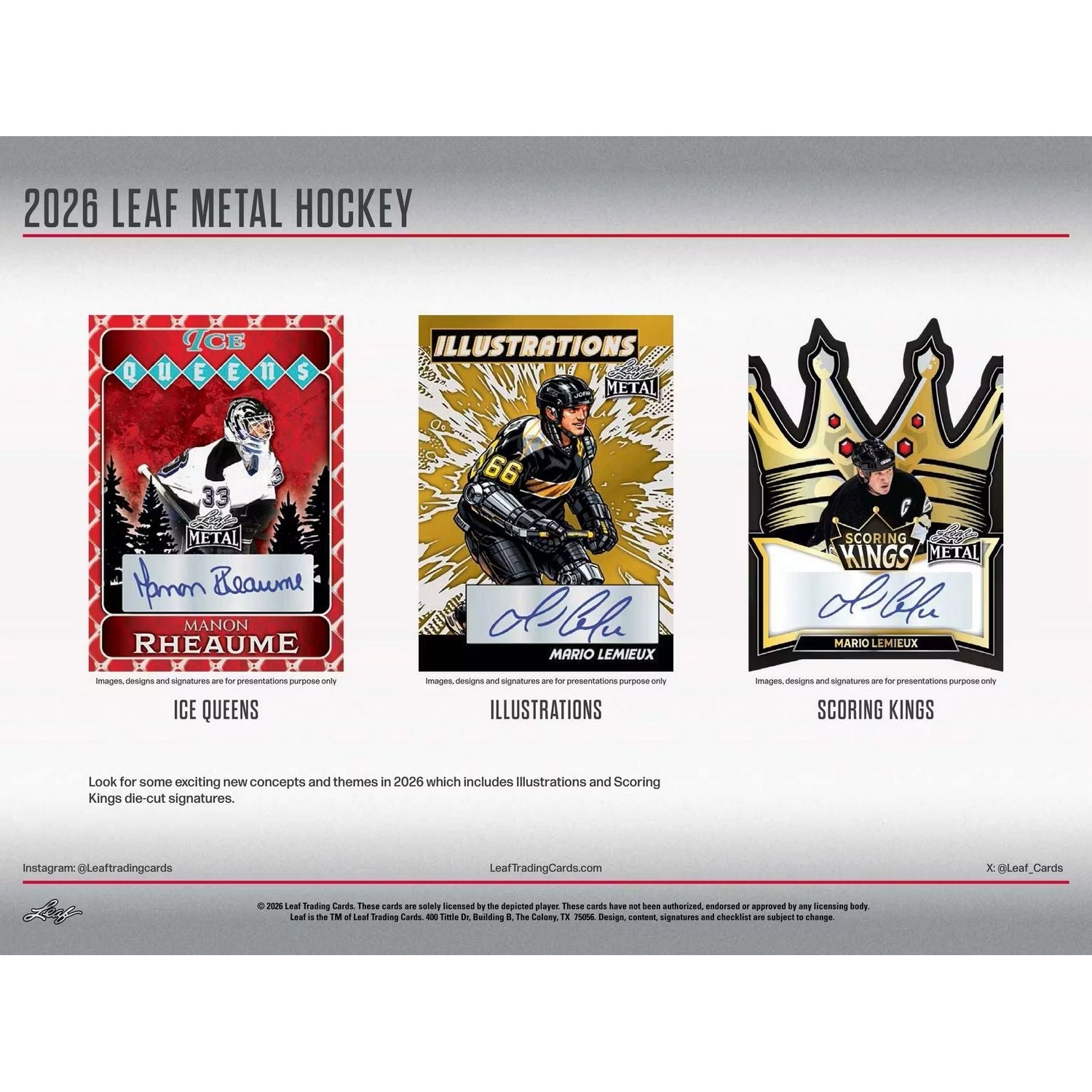 2026 Leaf Metal Hockey Hobby Box