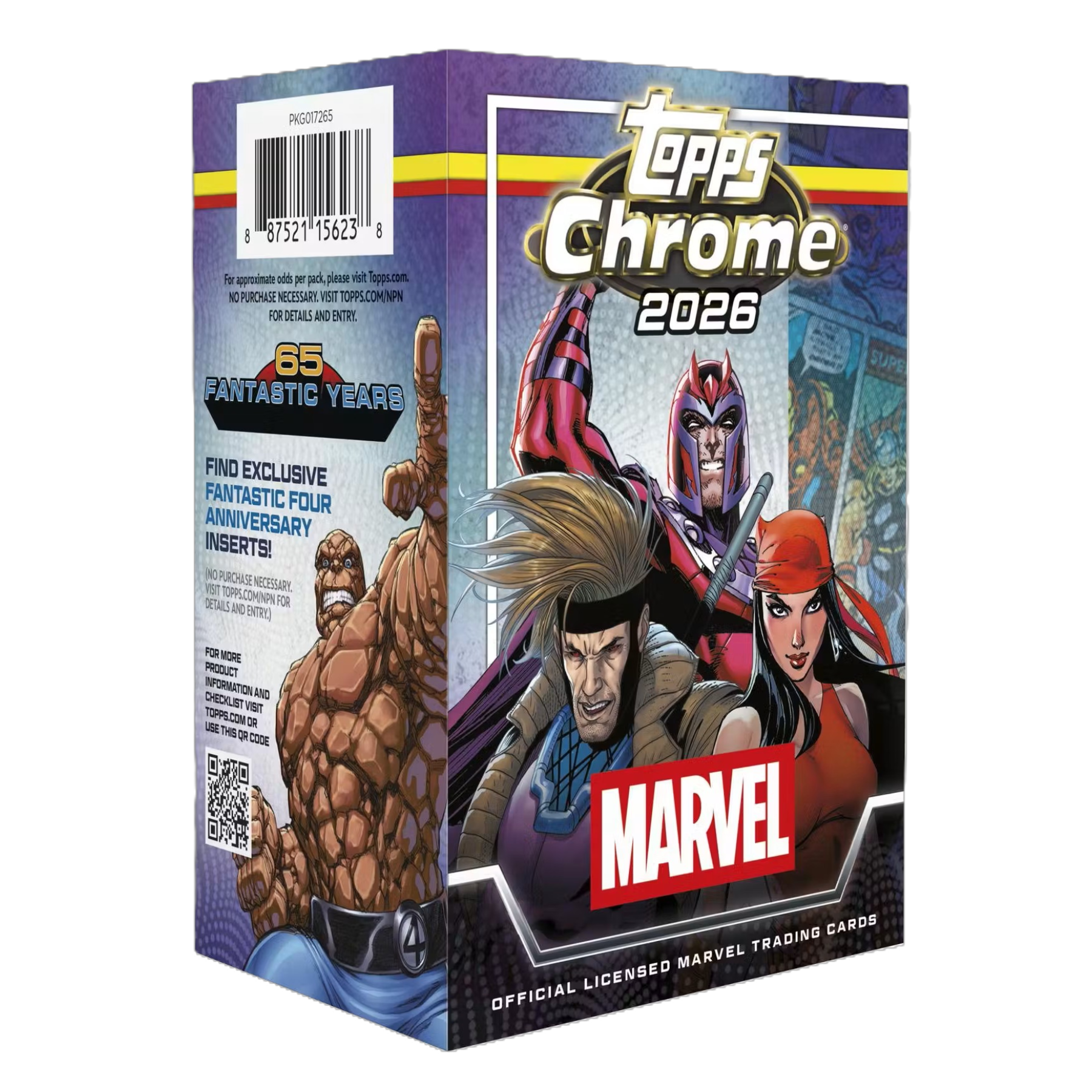 2026 Topps Chrome Marvel Comics Blaster Box