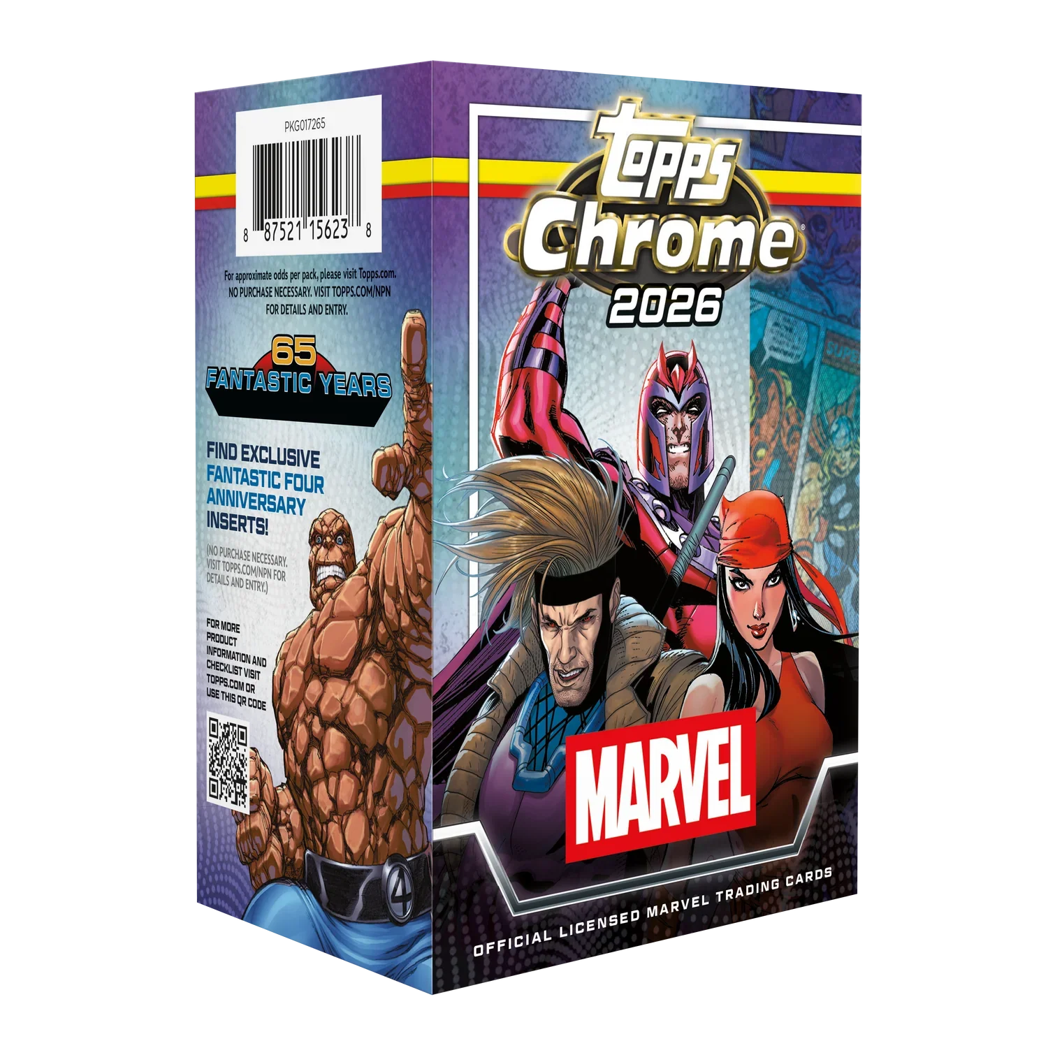 2026 Topps Chrome Marvel Comics Blaster Box