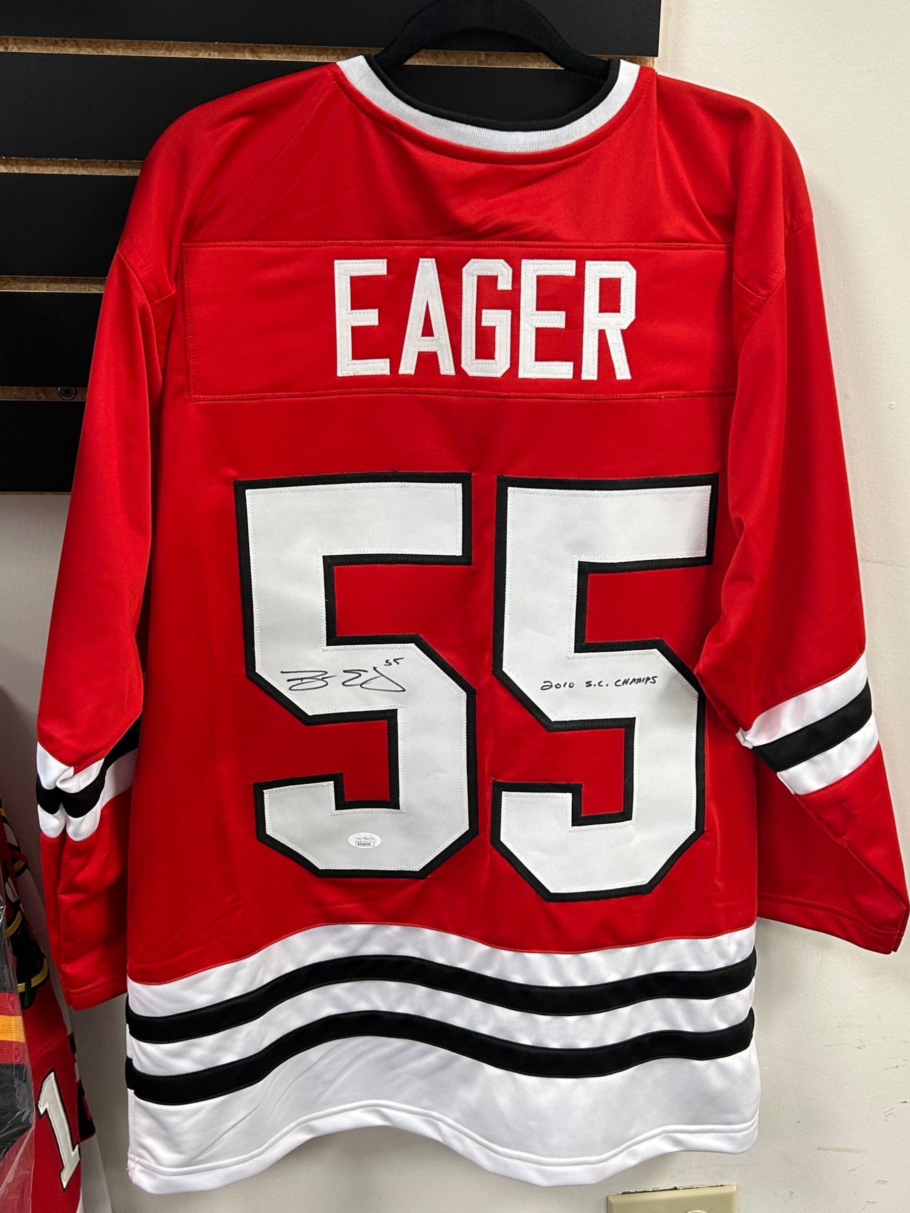 Ben Eager Autographed Inscribed Jersey w/ COA
